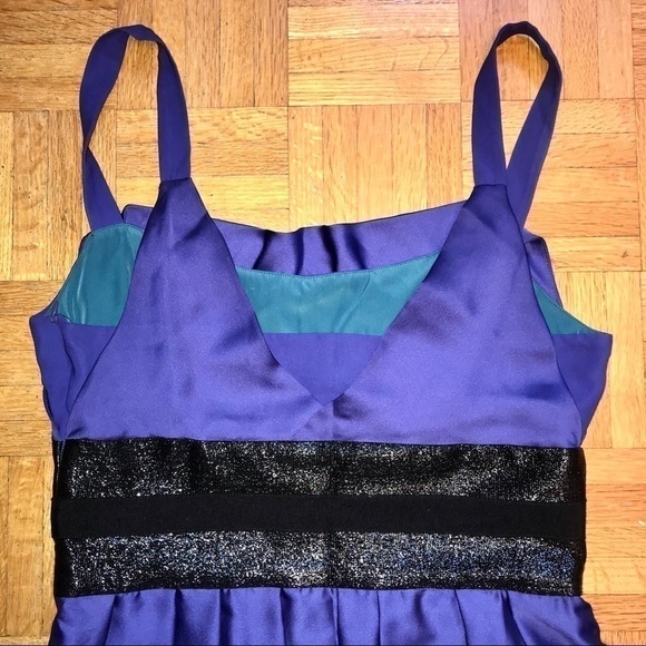 Luxury Event Halston Heritage Asymmetrical Hem Party Dress 4 Wedding Guest - Picture 7 of 10